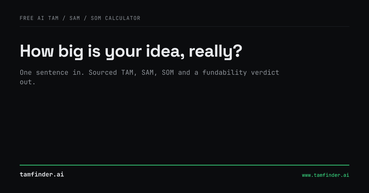 tamfinder.ai — 官网预览图